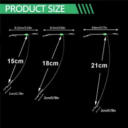 Aparejo Tres Vías con cuentas fluorescentes - Surf Fishing agua salada