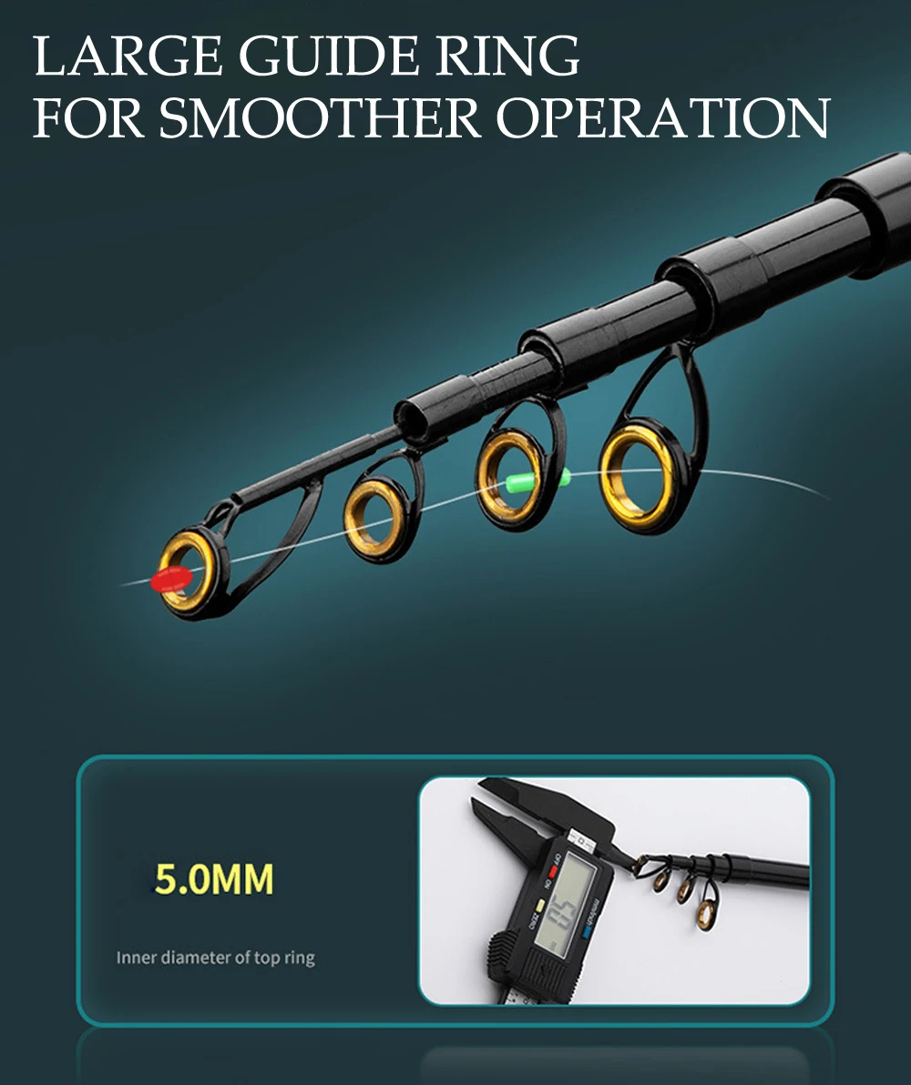 Experimente una operación suave con nuestro gran diseño de anillo de guía