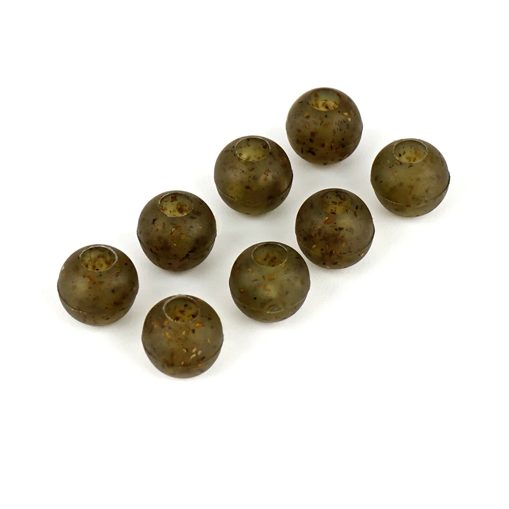 Hirisi 20 piezas cuentas de goma para pesca de carpa, cuentas de aparejo suave verde, aparejos terminales de pesca AG138, accesorios de pesca - imagen 5