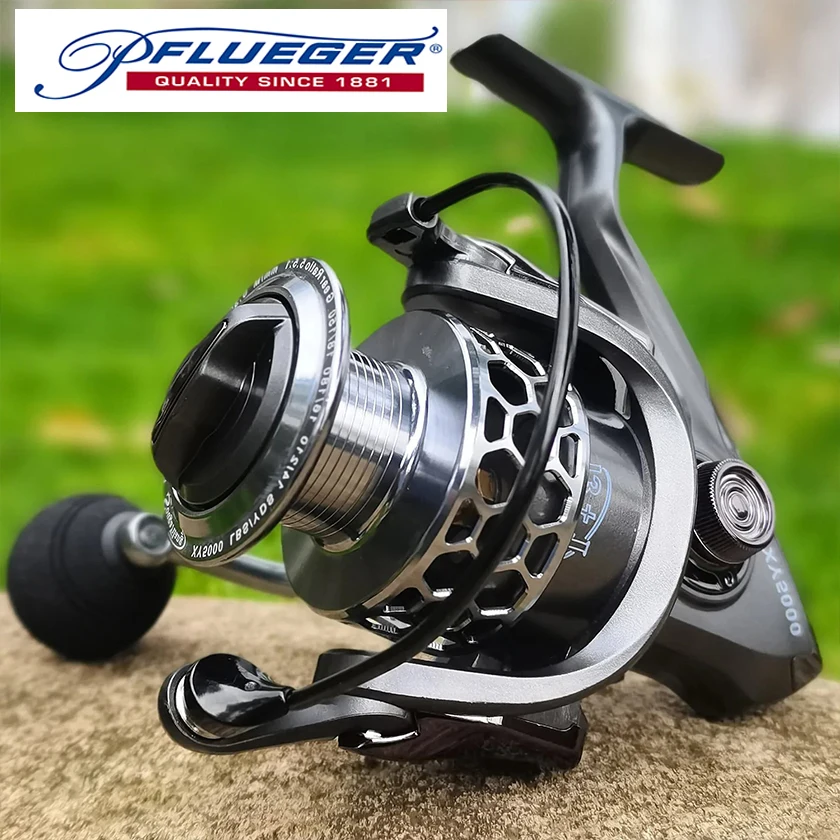 Pflueger-carrete de pesca de agua salada con arrastre máximo de 23KG, carrete grande resistente, engranaje de Metal, rodamiento de alta velocidad - imagen 2