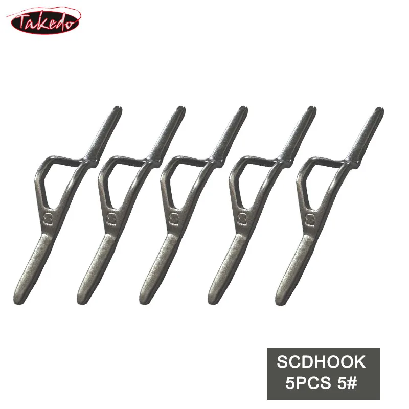 Anzuelo doble Trapecio TAKEDO de acero inox para carpa - imagen 3