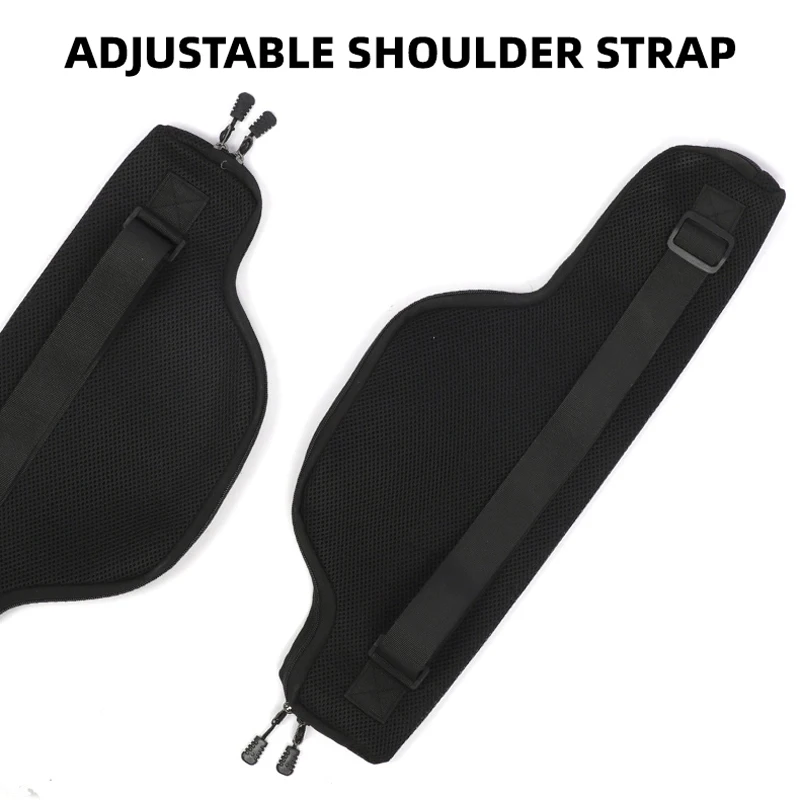 Bolsa de caña de pescar portátil, ligera, 45/55/65cm, bolsa de almacenamiento de equipo de aparejos de pesca, bolso de hombro plegable ultraligero para caña de mar - imagen 3