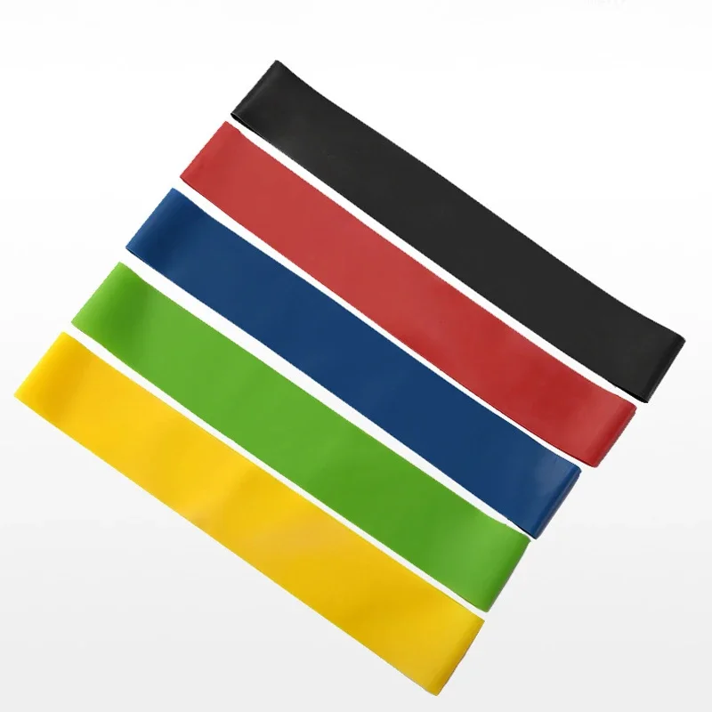 Banda de resistencia deportiva para gimnasio, bandas de goma elásticas para culturismo en casa, ejercicio, entrenamiento de Yoga, equipo de entrenamiento - imagen 5