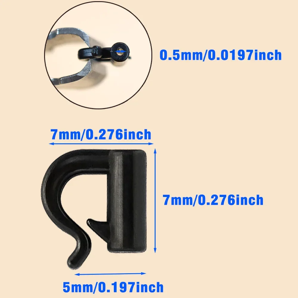 MNFT 30 Uds. Accesorios de pesca con horquilla giratoria de cambio rápido, arnés sobre orugas con horquilla de velocidad, Kit de aparejo dorado para cuchillas giratorias - imagen 3
