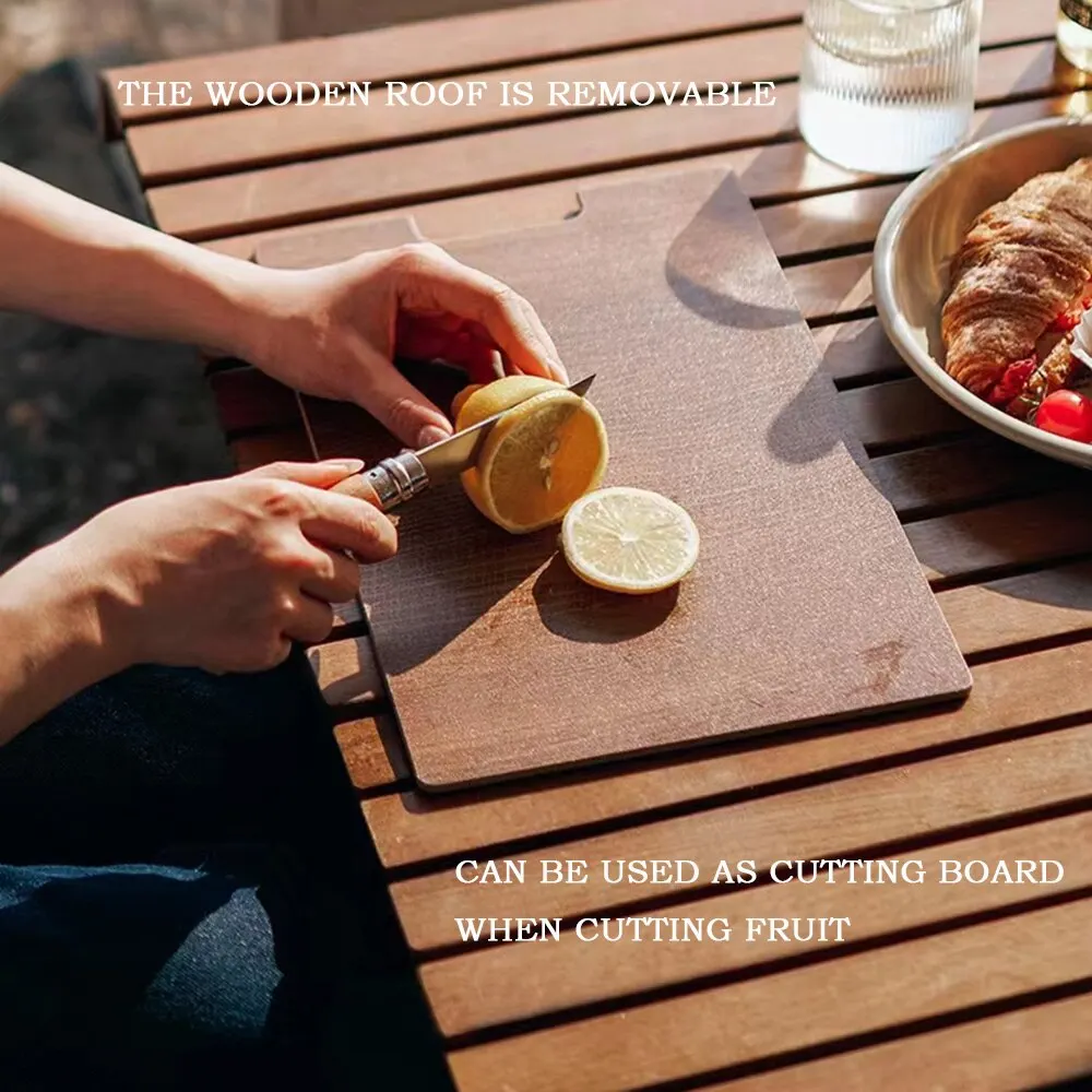 Caja de almacenamiento para acampar al aire libre, CAJA PLEGABLE portátil de gran capacidad, caja de almacenamiento multifuncional para viajes de Camping al aire libre, 1pc - imagen 2