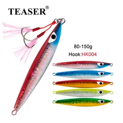 Teaser J60 Señuelo Vertical Metal – Hundimiento Lento Lubina