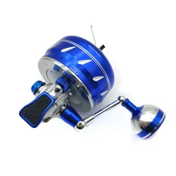 Carrete Spincast J50 grande Bobina metálica para línea PE