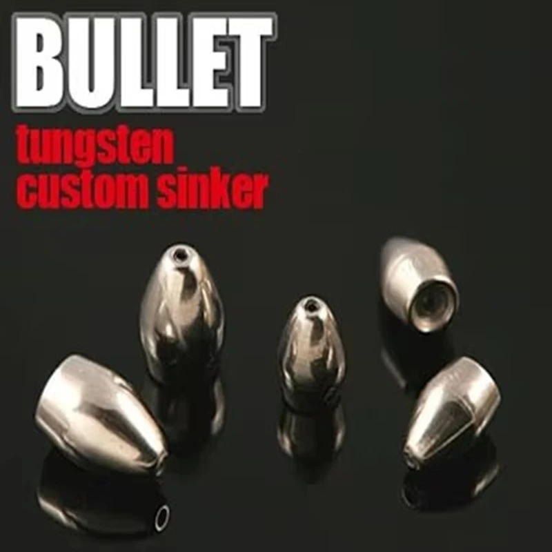 Señuelo JACKALL BULLET SINKER, bala de acero de tungsteno, gota de plomo, grupo de pesca de Texas, tubo hueco, fondo anticolgante de tiro lejano