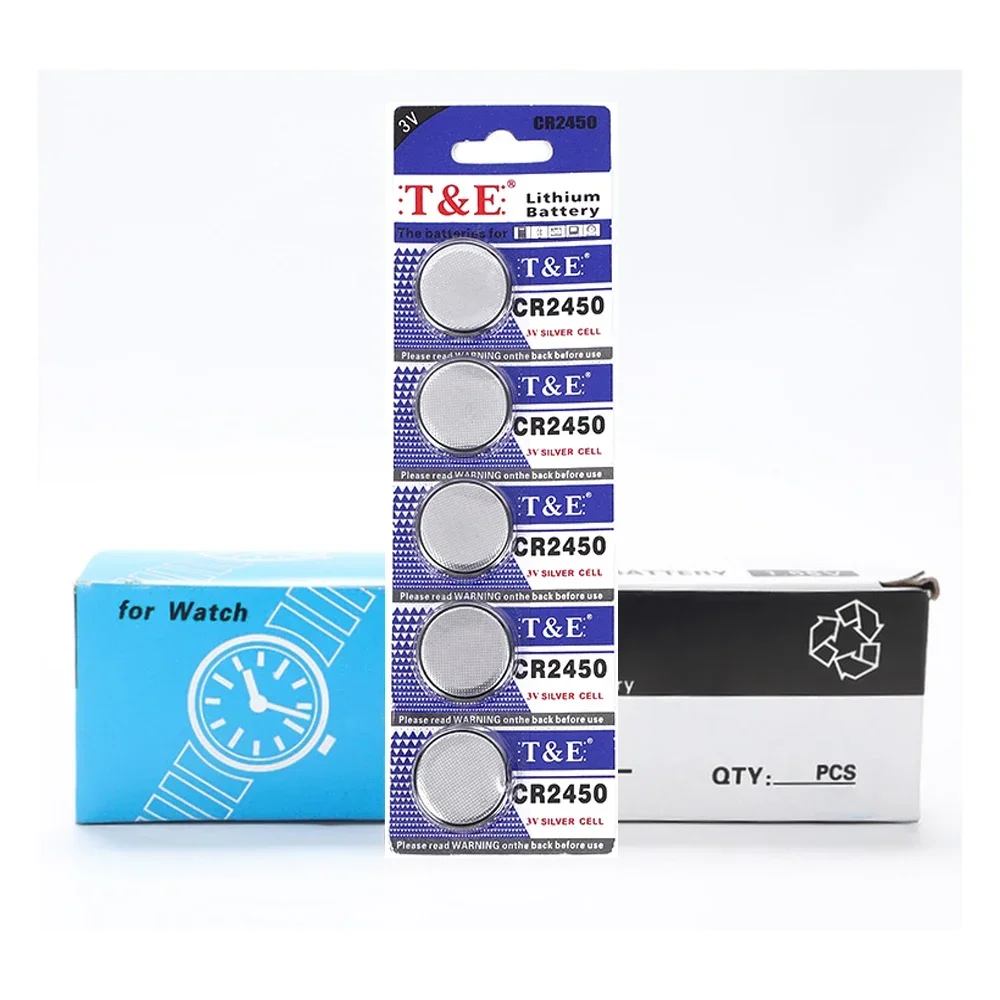 Pila botón litio CR2450 3V compatible KCR2450 – 600mAh - imagen 5