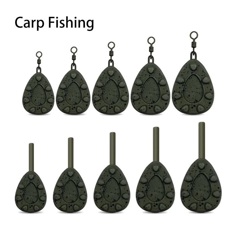 Plomos de carpa con cables giratorios - 2 a 4 oz