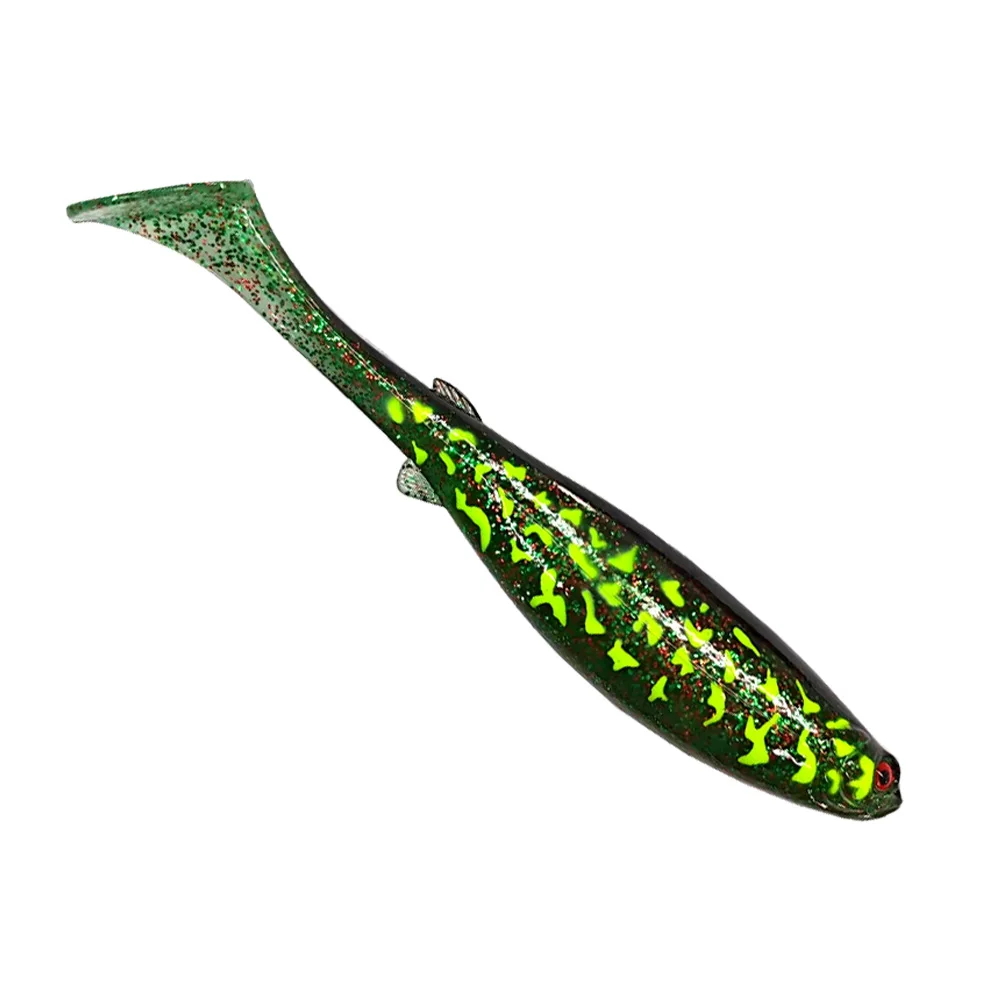 Señuelos de pesca blandos de PVC de 22cm y 66g, cebos artificiales para natación, paleta de cola en T, cebo suave, Swimbait Artificial de agua dulce y salada - imagen 2