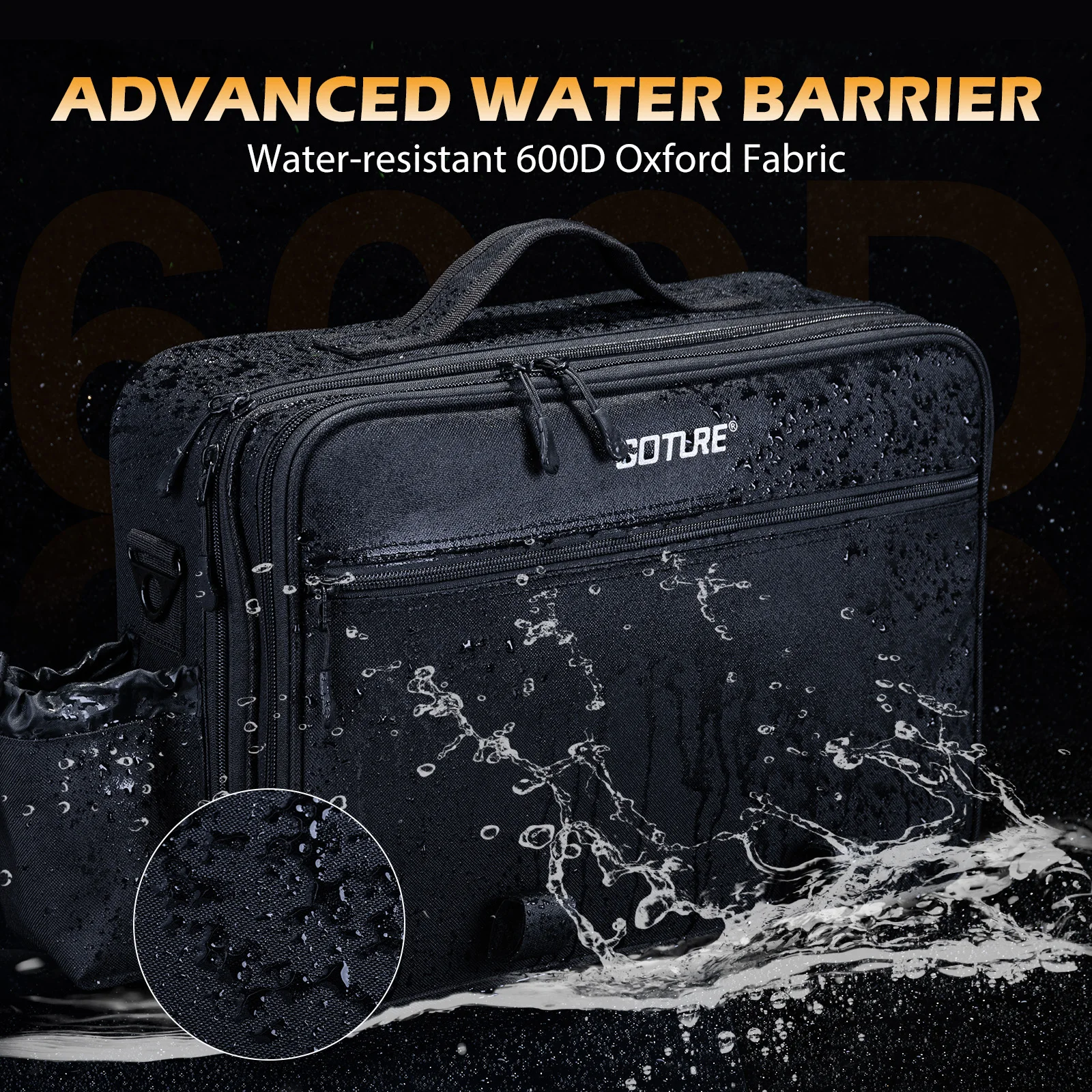 Bolsa de accesorios de pesca Goture Oxford 600D resistente al agua - imagen 5