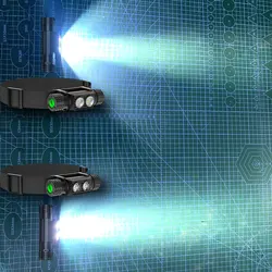 Linterna frontal LED alta potencia recargable impermeable para pesca