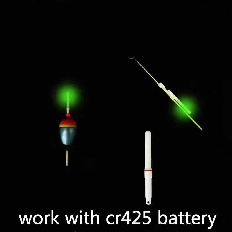10 stk/partij Elektrische Lightstick Met 10 Oplaadbare CR425 batterij LED Lamp Licht Sticks Visserijvlotter Accessoire D017 - imagen 3