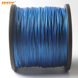 JEELY-Cuerda de pesca trenzada, 50M, 1,2mm, 352lbs, 4 hebras, UHMWPE