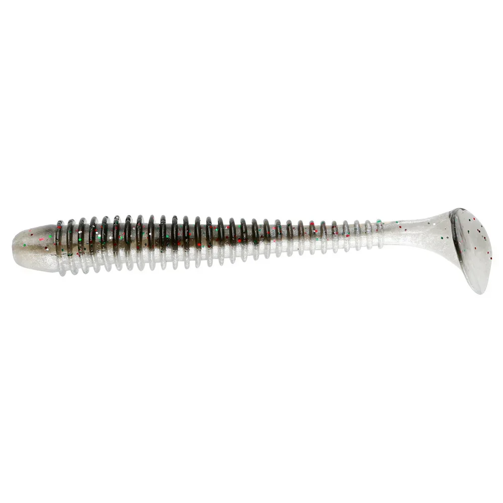 Señuelo de Pesca MUKUN con anillo de impacto, 6 uds., 50MM, 65MM, 100MM, Pesca Artificial, Leurre Souple, Señuelos de Pesca - imagen 5