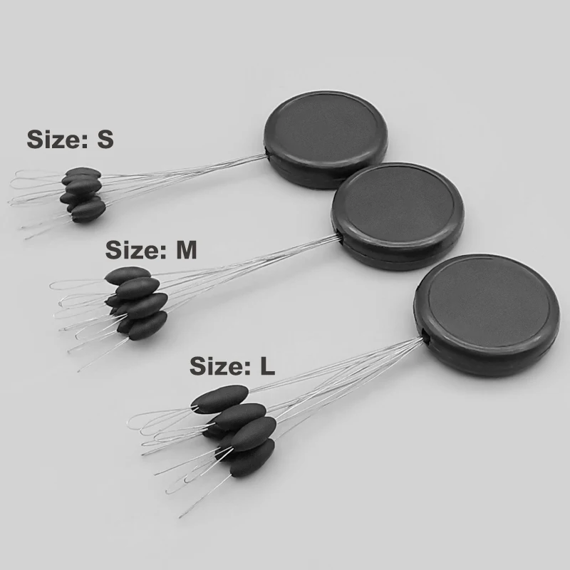 LUREHOLIC Tapón de pesca con cuentas espaciales, 9 piezas para Texas Rig Carolina Rig Free Rig, etc. Señuelo Pesca de lubina Línea de nailon o fluorocarbono - imagen 4