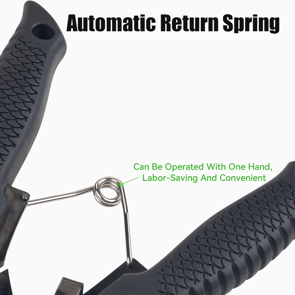 Kingdom-Alicates de pesca, cortador de línea, alicates multifuncionales de 62g, tijeras para nudos de acero, removedor de anzuelos, equipo de aparejos de pesca - imagen 5