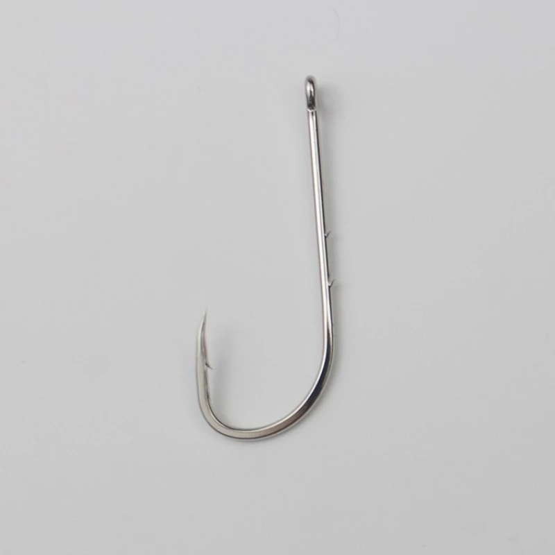 Anzuelos de pesca de piezas, anzuelos afilados de acero al carbono con púas adecuadas para camarones, gusanos de tierra, señuelo suave, anzuelos de Larva para pesca en la playa, 1000 - imagen 5