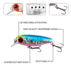 Señuelo Jerkbait Intruso 38S – Pececillo hundible para trucha