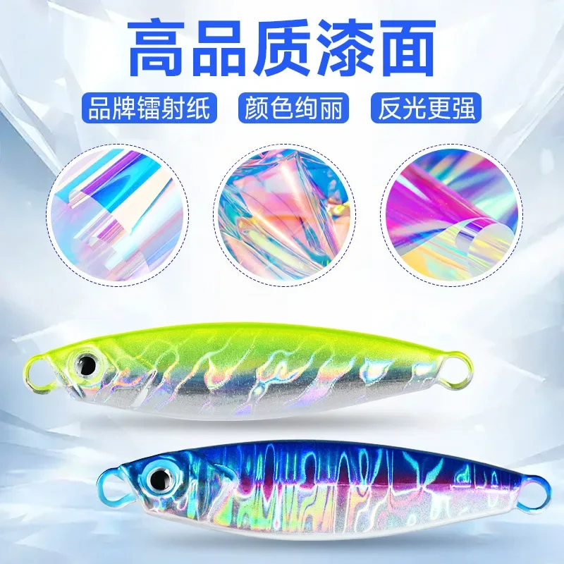 Cuchara de plantilla fundida de Metal, 7/10/15/20g, fundición a tierra, Jigging, pez, lubina, cebo Artificial, aparejos, SwimBait, Señuelos de Pesca - imagen 3