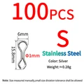 100PCS S S