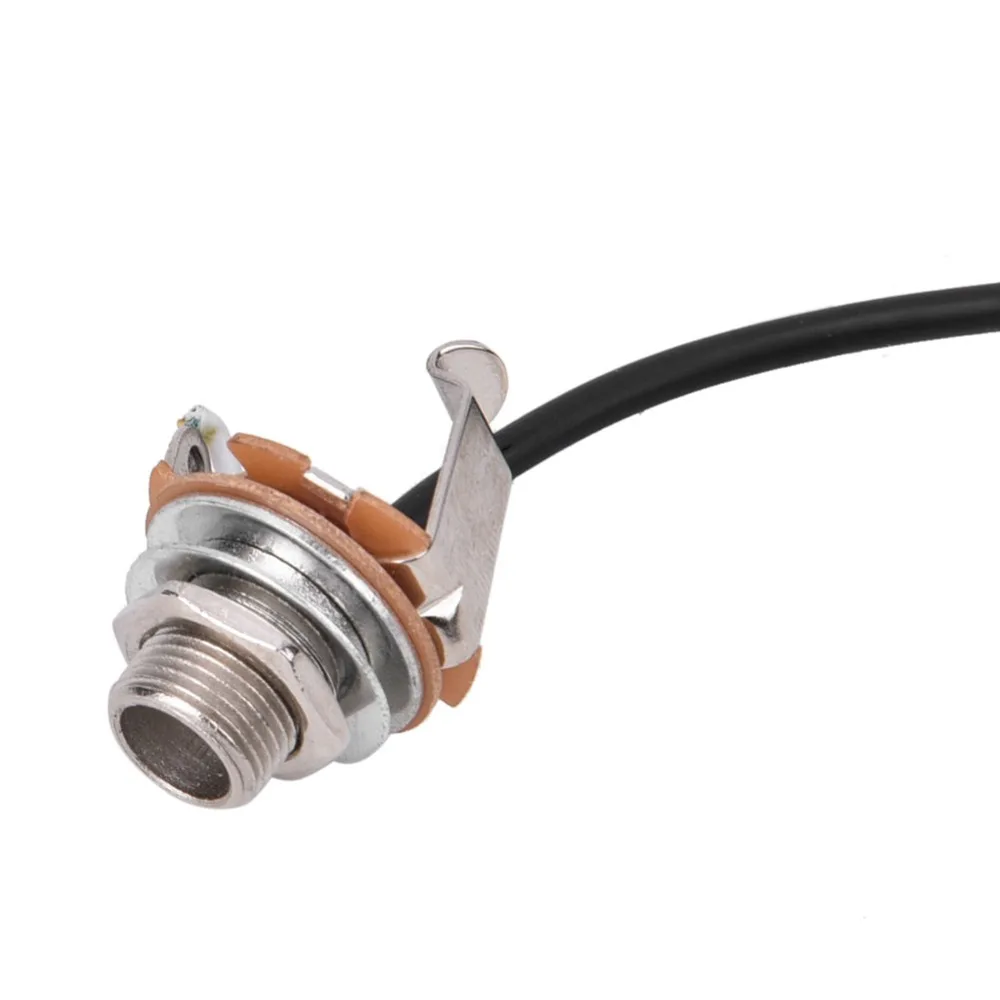 Macetas de 500K ​   Arnés de cableado de guitarra ​ ​ Interruptor cromado ​ ​ Kit de cableado DIY ​ ​ Interruptor de palanca de 3 vías ​ ​ 1 Volumen 1 tono ​ ​ Diseño de dos recogidos ​ - imagen 2