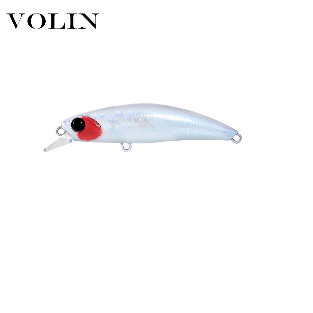 VOLIN-sistema de freno magnético Wobbler de pesca, cebo duro para pececillos, cebo Artificial, Swimbait para perca, 60mm, 6,5g, 1 ud. - imagen 3