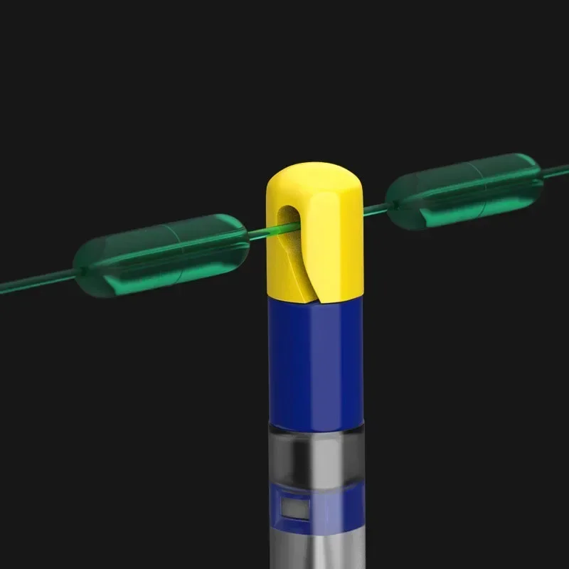 4 unids/caja flotador de silicona para peces, soporte para flotador de peces con rotación, soporte para Bobbers desmontable, herramientas de pesca de grado Extra anudado - imagen 4