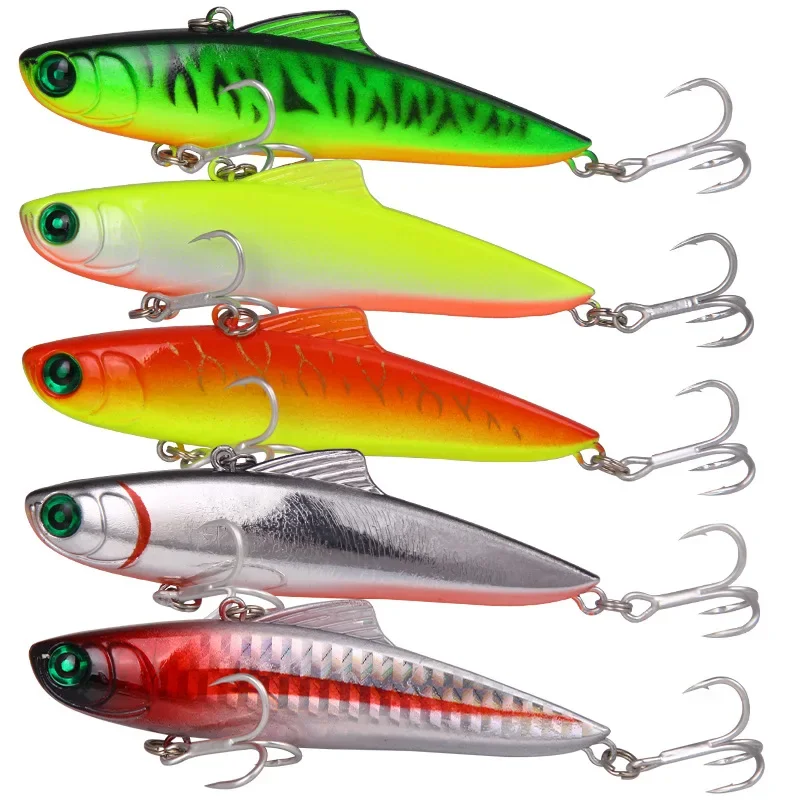 1pcs VIB Fishing Lures 8.5cm 21g Laser Long Casting Rattlin Wobblers Winter Ice Hard Crankbait Vibration Pesca Pike Carp Tackle - imagen 2