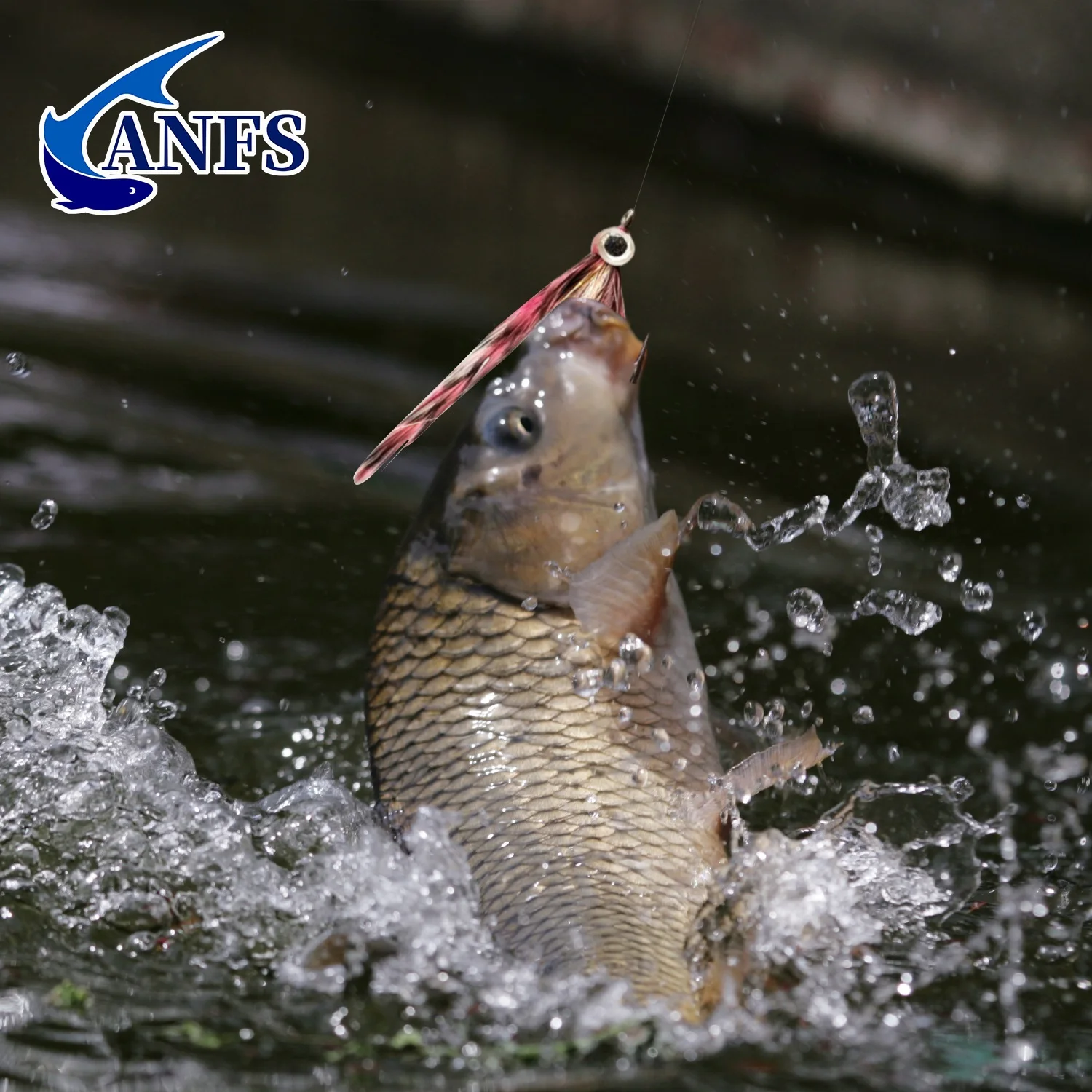 ANFS 4 Uds Streamer Fly con caja, señuelos de pesca con mosca con cabeza de acero para trucha salmón de hundimiento lento - imagen 4