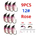 size 12 9pcs rose
