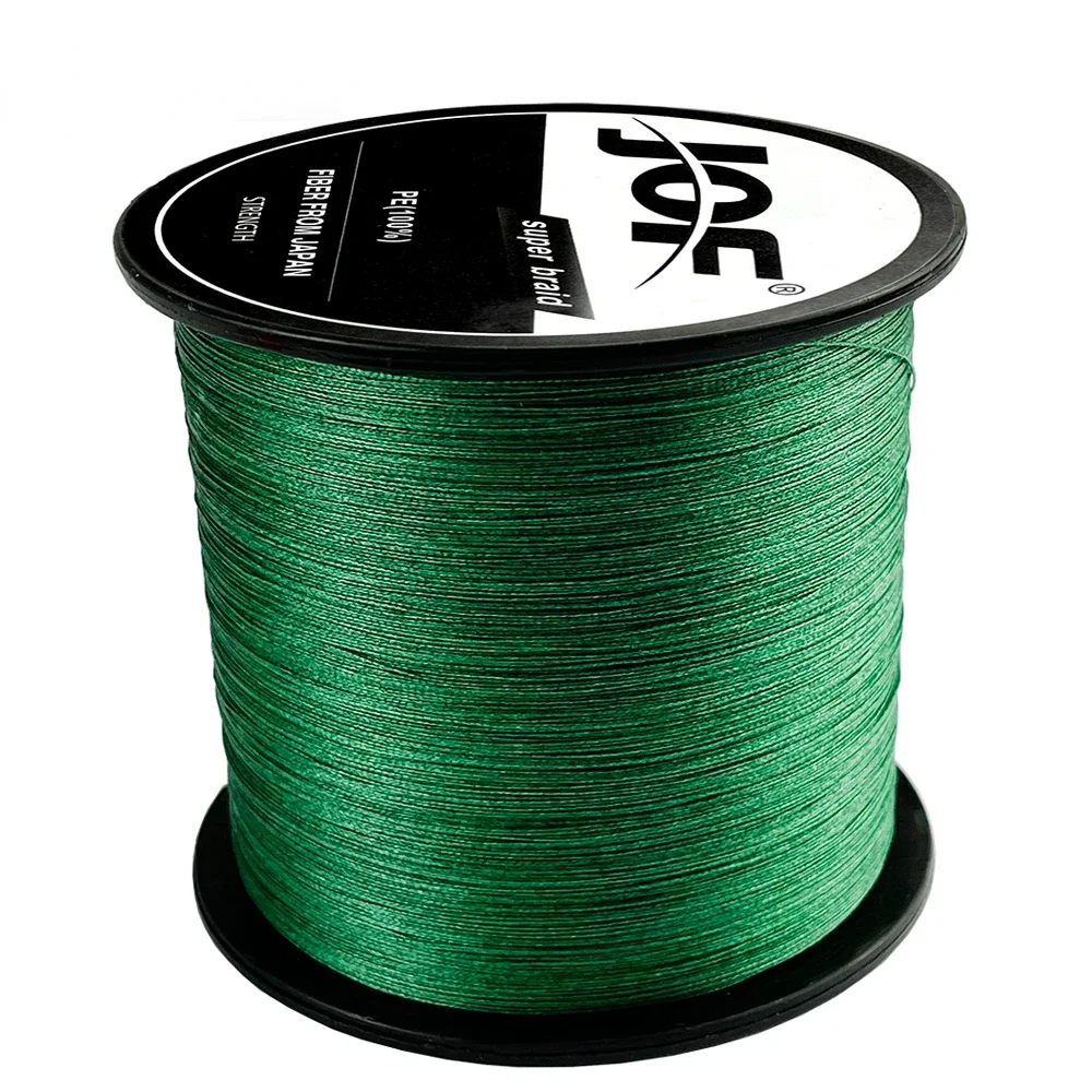 JOF-línea de pesca trenzada de PE x4, alambre de mosca de 300M y 100M, alambre de carpa multifilamento, línea de mar Multicolor de Japón, súper fuerte - imagen 3