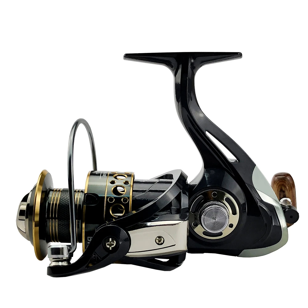 Carrete de pesca de carpa de alta calidad, carrete de Metal, carretes giratorios con señuelo, modelo 2000/3000/4000/5000/6000/7000, pesca en agua dulce y salada - imagen 5