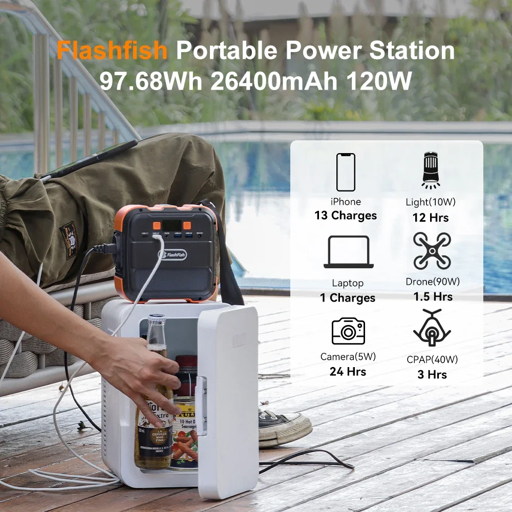Estación de Energía Portátil Mini A101 60W – Batería litio recargable con Tipo-C - imagen 5