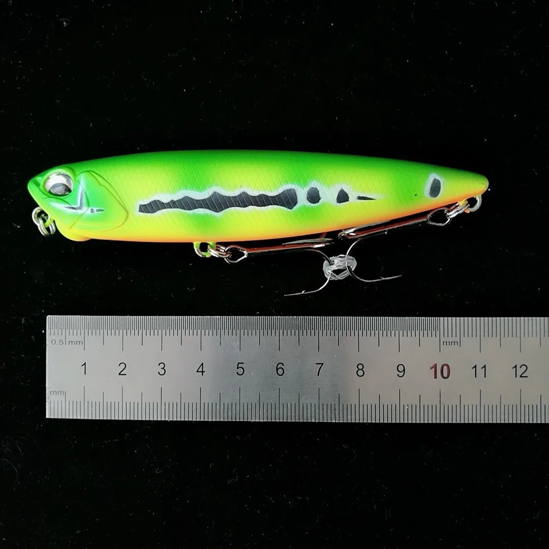 TSURINOYA-señuelo de lubina, cebo duro Artificial de cabeza de serpiente, 6 piezas, Topwater, Wobblers 110mm 20,5g DW58 85mm 10,5g - imagen 5