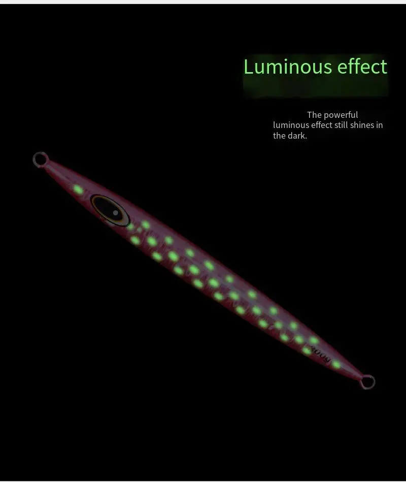 Señuelo de pesca de plantilla de Metal, cebo duro Artificial para pesca de mar, de 100-400g, velocidad de Jigging lento profundo, de agua salada para atún, 2 piezas - imagen 4