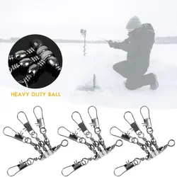 Triple giratorio inoxidable con rodamiento para pesca en mar