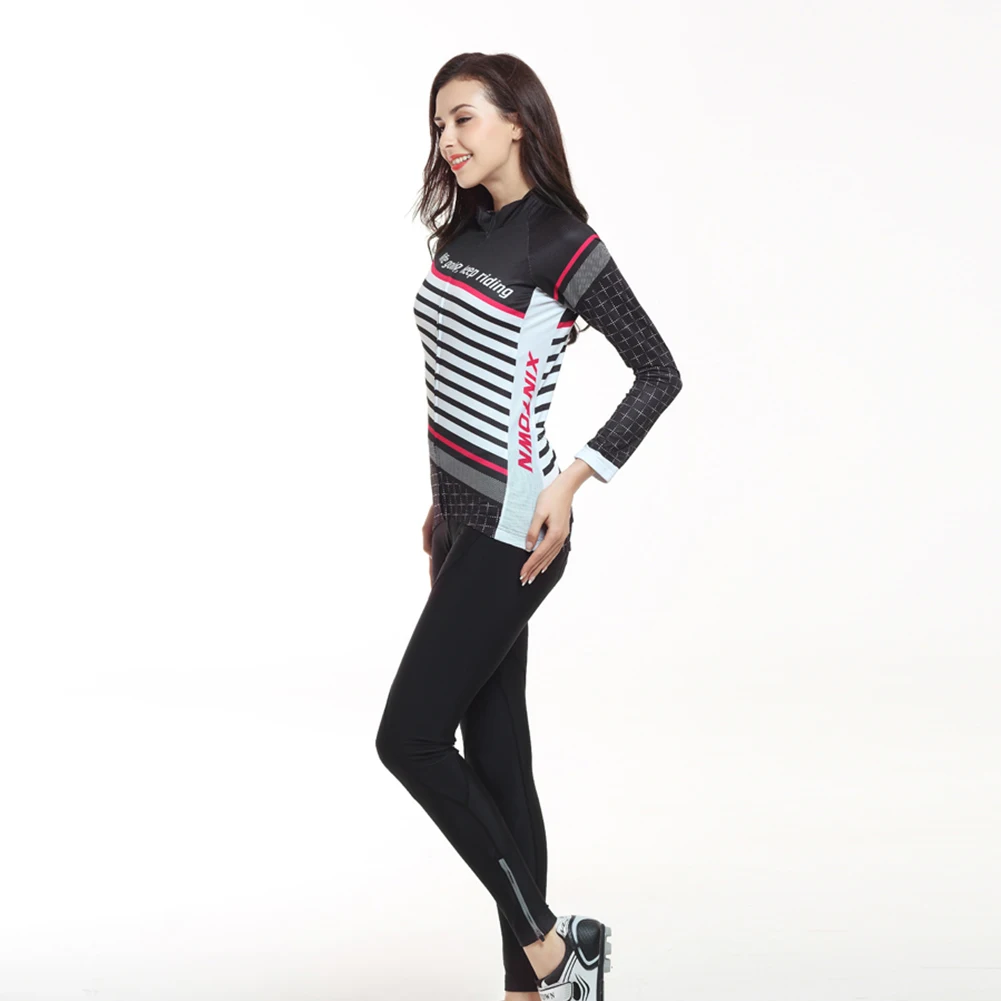 Jersey manga larga ciclismo mujer protección solar transpirable - imagen 2