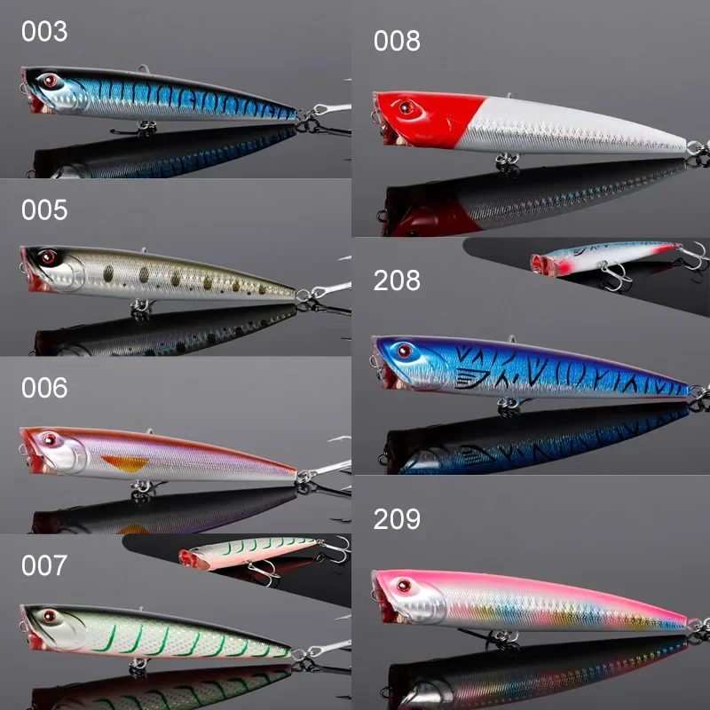 Señuelos de pesca NOEBY Popper 140mm 40g Topwater Dorado Popper Wobblers cebo duro cebos flotantes lubina señuelo de pesca - imagen 4