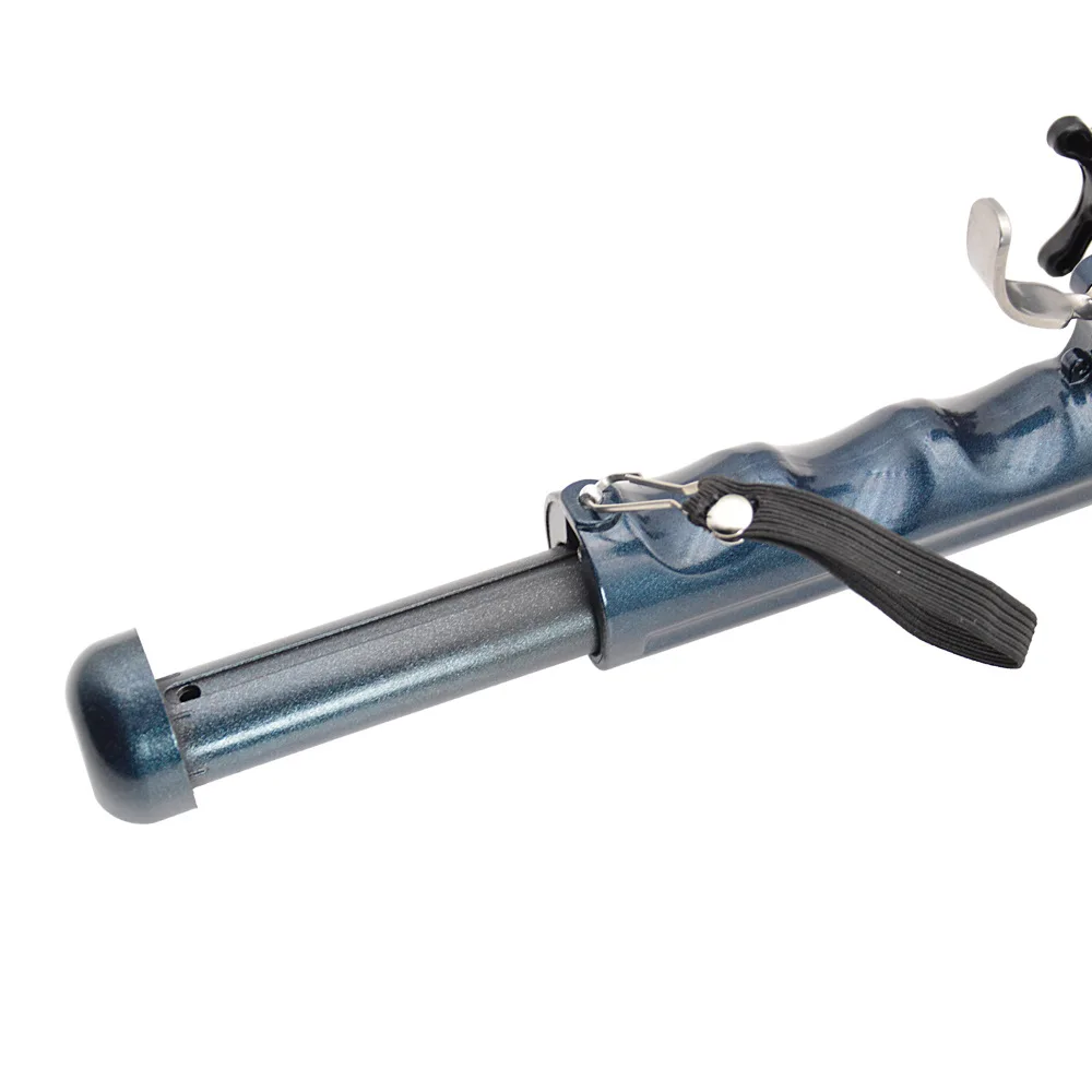 Mini caña de pescar plegable portátil, postes telescópicos de resina epoxi con línea de carrete, cañas de viaje para peces, 1,3 M, 1 Juego - imagen 5