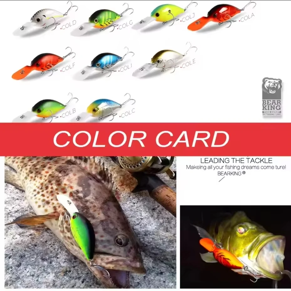 BEARKING Señuelo duro de profundidad 64mm 16g - 9 colores - imagen 2