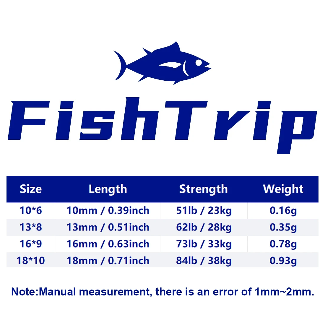 FishTrip 50 Uds. Conectores de Señuelos de Pesca de acero inoxidable con Clip redondo rápido plateado para agua salada y dulce - imagen 2