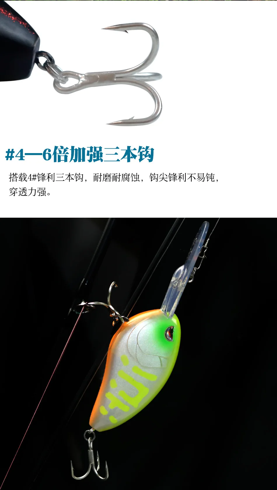 Mejore su experiencia de pesca con este juego de gancho versátil y duradero