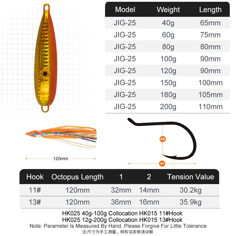 OBSESSION J25 Señuelo Jigging Inchiku Bottomship para Agua Salada - imagen 2