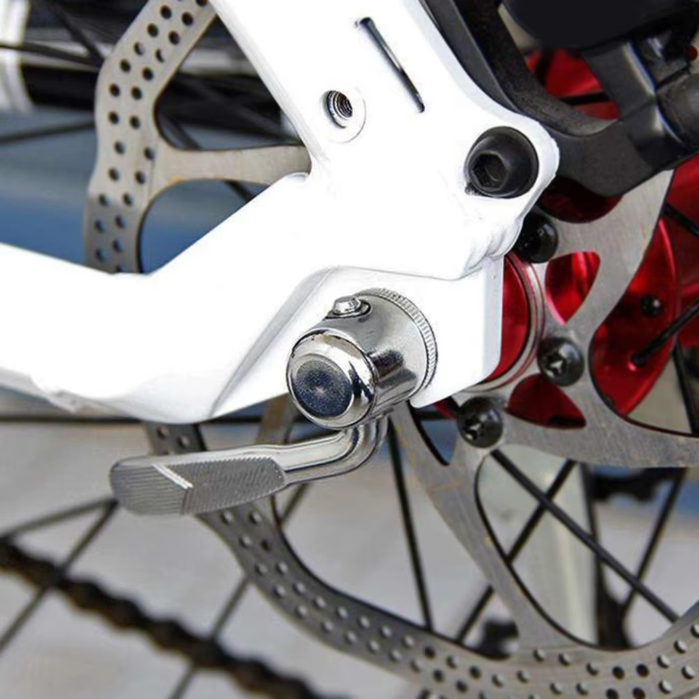 Brocheta de liberación rápida de acero duradero Brocheta de rueda trasera liviana plateada Aprox. Accesorio de ciclismo de brocheta de bicicleta de montaña de 190 mm - imagen 3