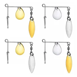 Bazooka Spinnerbait Metal Cuchara Lucio Pesca Jigging Invierno