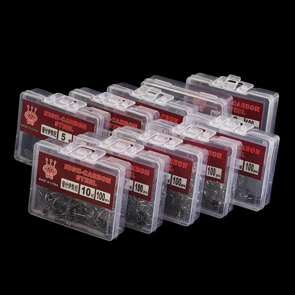 Aparejos de pesca de bagre con anzuelos, anzuelo de pesca de carpa, anzuelos de mar de acero rico en carbono, anzuelos circulares, anzuelo de cebo, anzuelo de pesca con púas - imagen 4