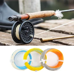 Línea de pesca con mosca flotante de peso hacia adelante, doble color con 2 bucles soldados de PVC, WF3F–WF8F para trucha, lubina, salmón, Steelhead