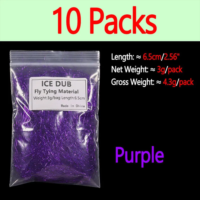10 Packs  Purple